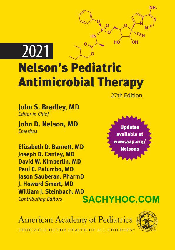 Liệu pháp kháng khuẩn cho trẻ em của Nelson – ấn bản lần thứ 27, 2021